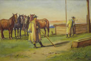Jaroslav Augusta — Napájanie koní